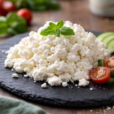 Zero fat cottage cheese