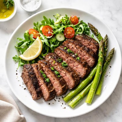 Zero fat steak