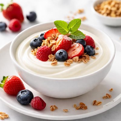 Zero fat yogurt