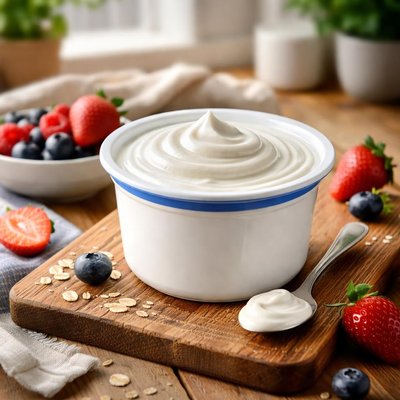 Zero percentage greek yogurt