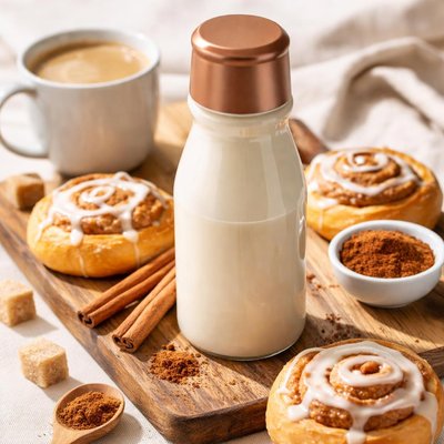 Zero sugar cinnamon roll creamer