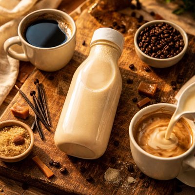 Zero sugar coffee creamer