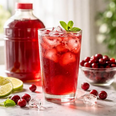 Zero sugar cranberry juice