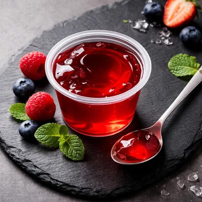 Zero sugar jell-o cup