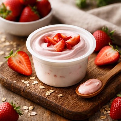 Zero sugar strawberry greek yogurt