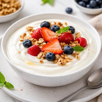 Zero sugar yogurt
