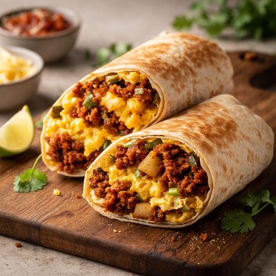 Ziggis chorizo burrito
