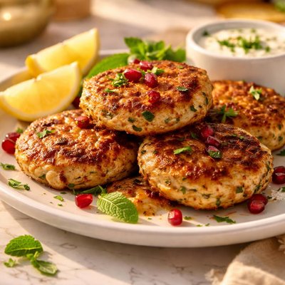 Zoroastrian chicken patty