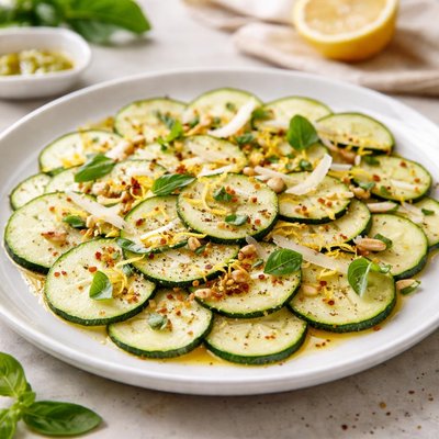 Zucchini carpaccio