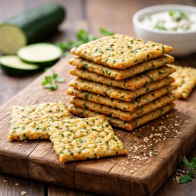Zucchini crackers