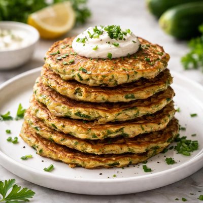Zucchini pancakes