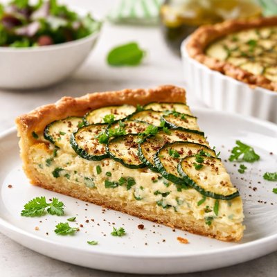 Zucchini quiche