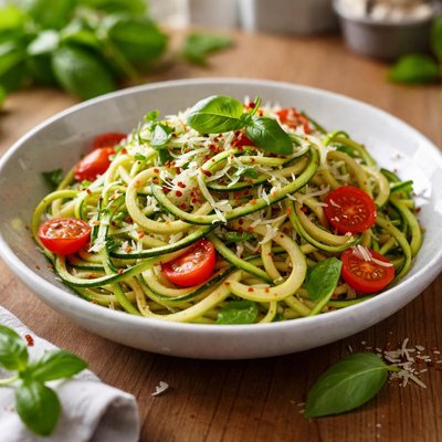 Zucchini spaghetti