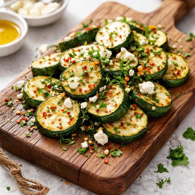 Zucchini with feta