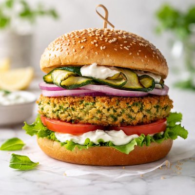 Zuchini burger