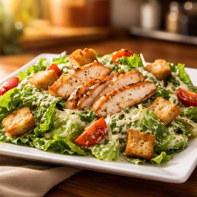 Zupa chicken ceasar salad