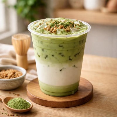 Zus coffee japanese genmaicha latte