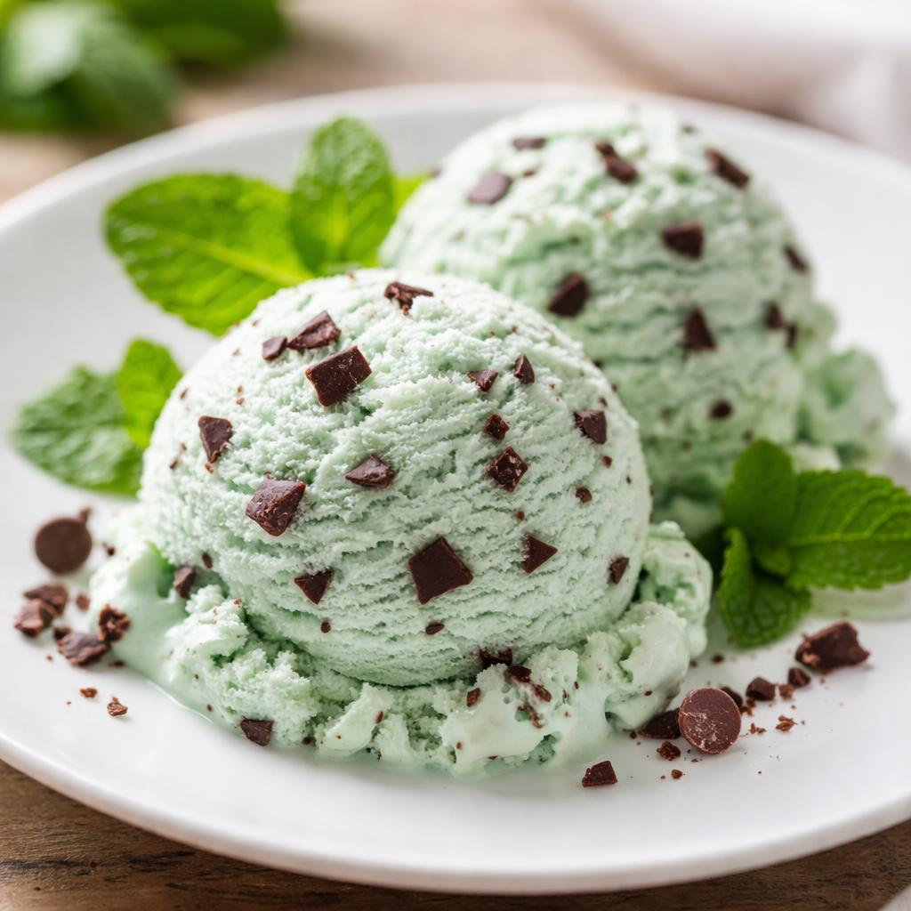 Mint Chocolate Chip Ice Cream