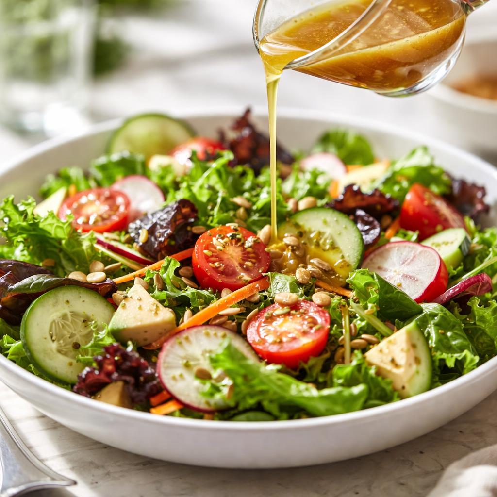 Mixed Salad With Dressing