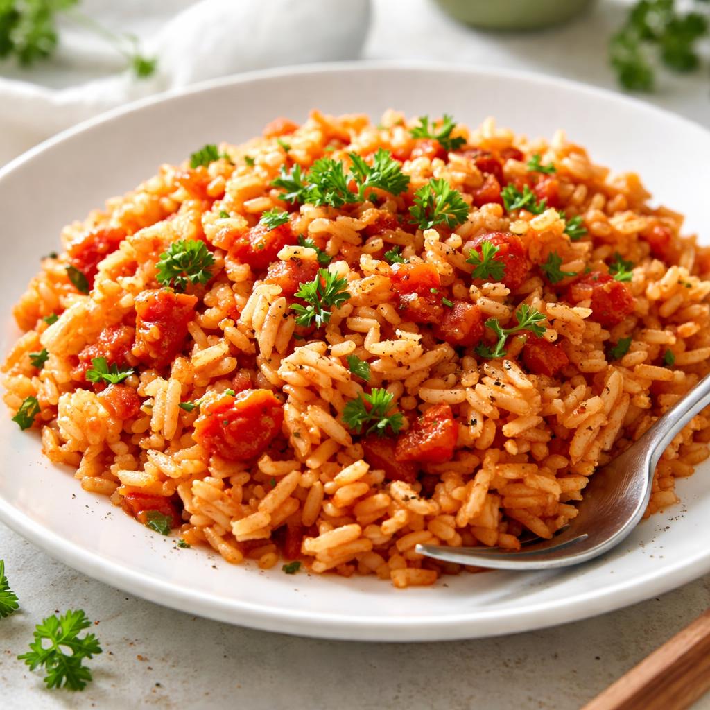 Rice With Tomato Sauce