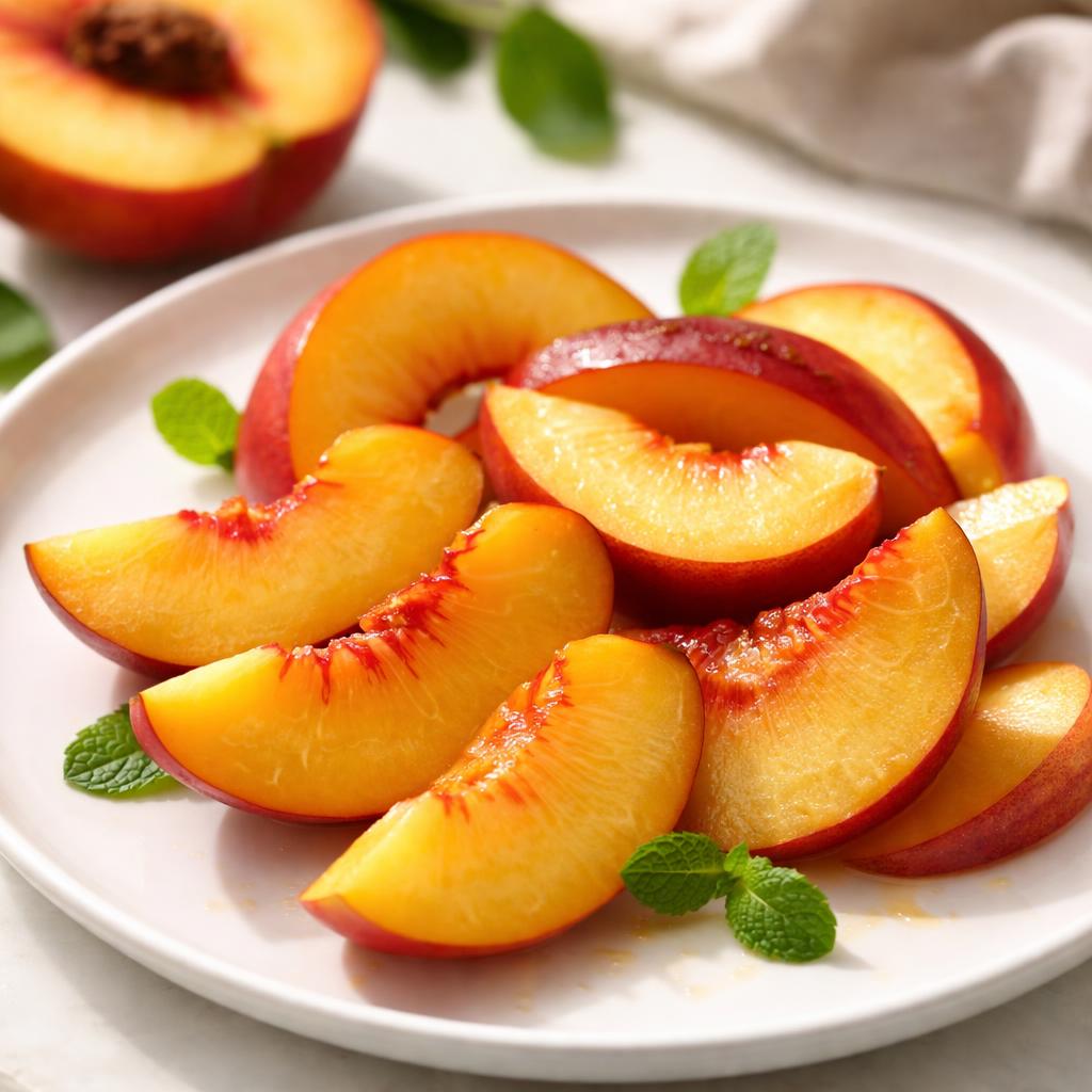 Sliced Peaches