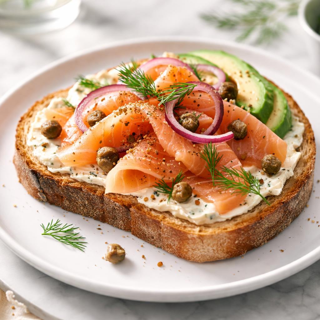 Smoked Salmon Sandwich