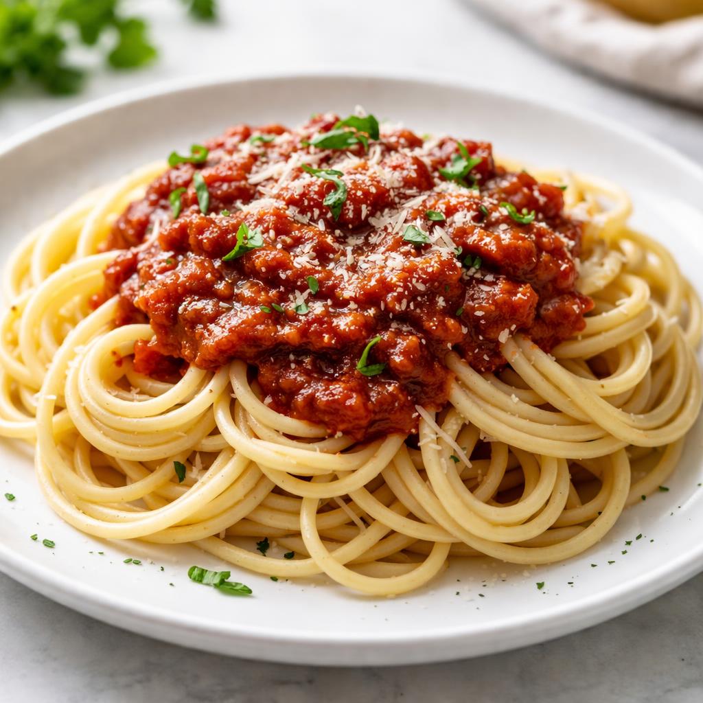Spaghetti With Marinara Sauce