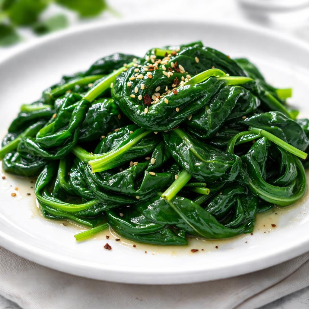 Steamed Spinach