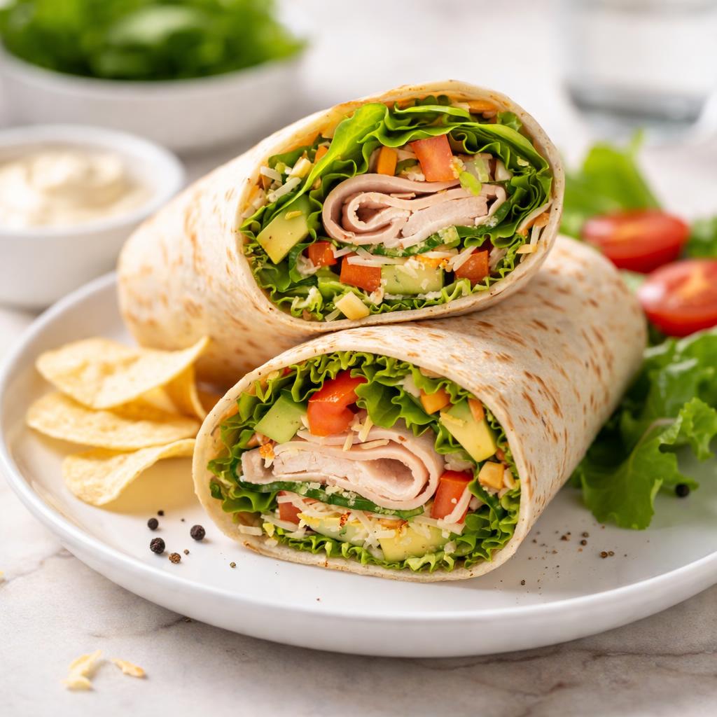 Turkey Wrap Complete Nutrition Guide SnapCalorie Turkey Wrap Complete Nutrition Guide SnapCalorie