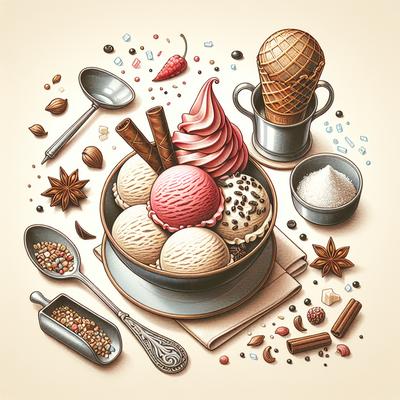 Image of 0 Point Ice Cream Only 1 Ingredient