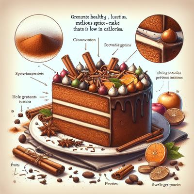 Image of 100 Healthy Lucious Spice Cake Low Calorie