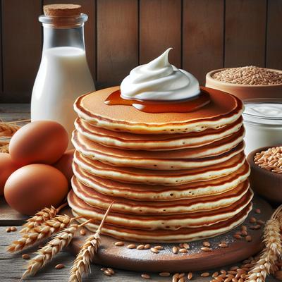 Image of 100 Whole Wheat Low Fat Pancakes
