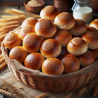 Image of 100 Whole Wheat Rolls