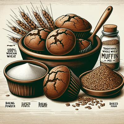 Image of 100 Whole Wheat Wholesome Muffin Mix