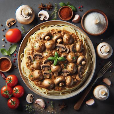 Image of 10 Minute Mushroom Spaghetti Sauce