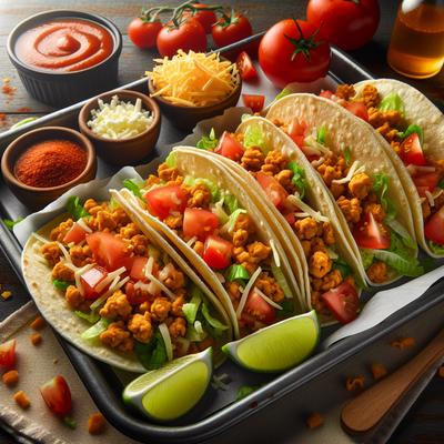 Image of 10 Minute Tvp Tacos Modified Hot Single Guy Version