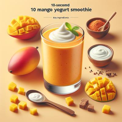 Image of 10 Second Mango Yogurt Smoothie