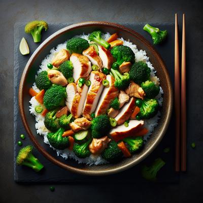 Image of 15 Minute Chicken Broccoli and Rice Dinner