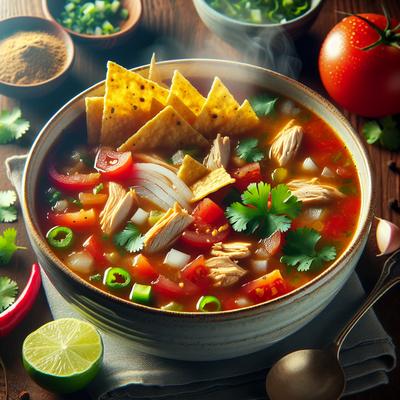Image of 15 Minute Chicken Tortilla Soup