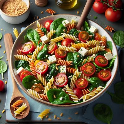 Image of 15 Minute Florentine Pasta Salad