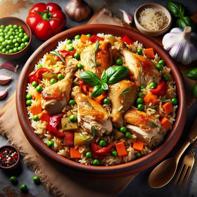 Image of 15 Minute Italian Chicken Rice with Vegetables
