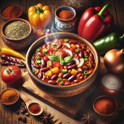 Image of 15 Minute Vegetarian Chili