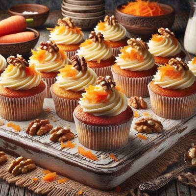 Image of 18 Carrot Cupcakes