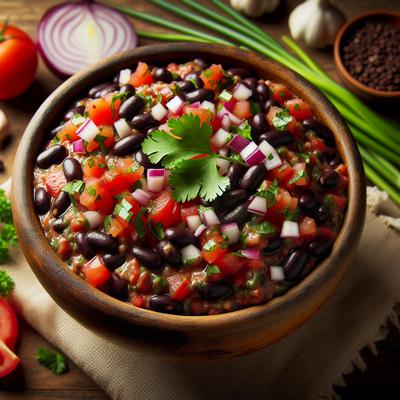 Image of 1 2 3 Black Bean Salsa Dip