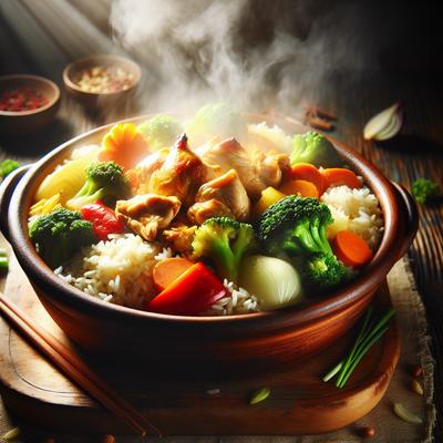 Image of 1 2 3 Chicken Vegetable Rice