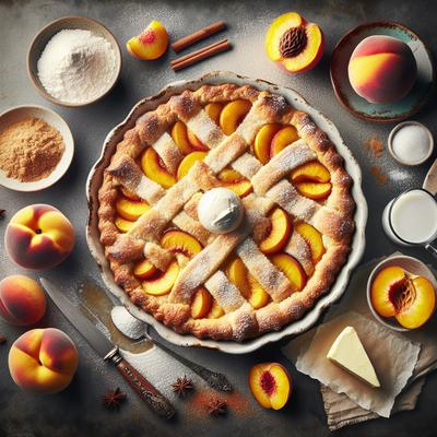 Image of 1 2 3 Peach Cobbler