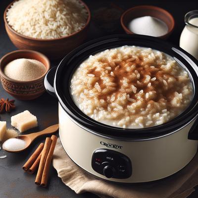 Image of 1 5 Quart Crock Pot Rice Pudding