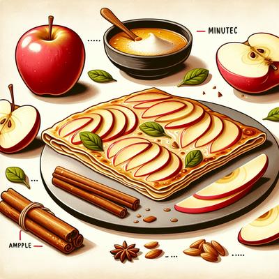 Image of 1 Minute Apple Tortilla