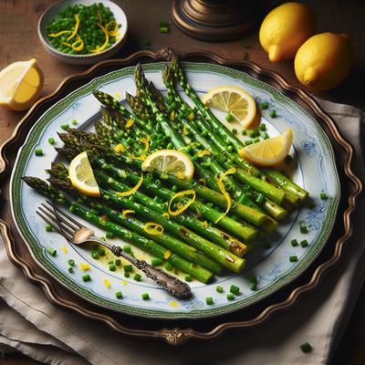 Image of 1 Point Plus Roasted Asparagus with Lemon and Chives