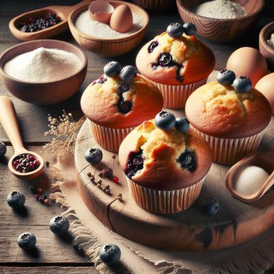 Image of 20 Minute Huckleberry Muffins